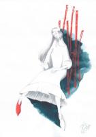 Графический лист из серии «Многогранность». «Dead Boring». Ирина Задорина